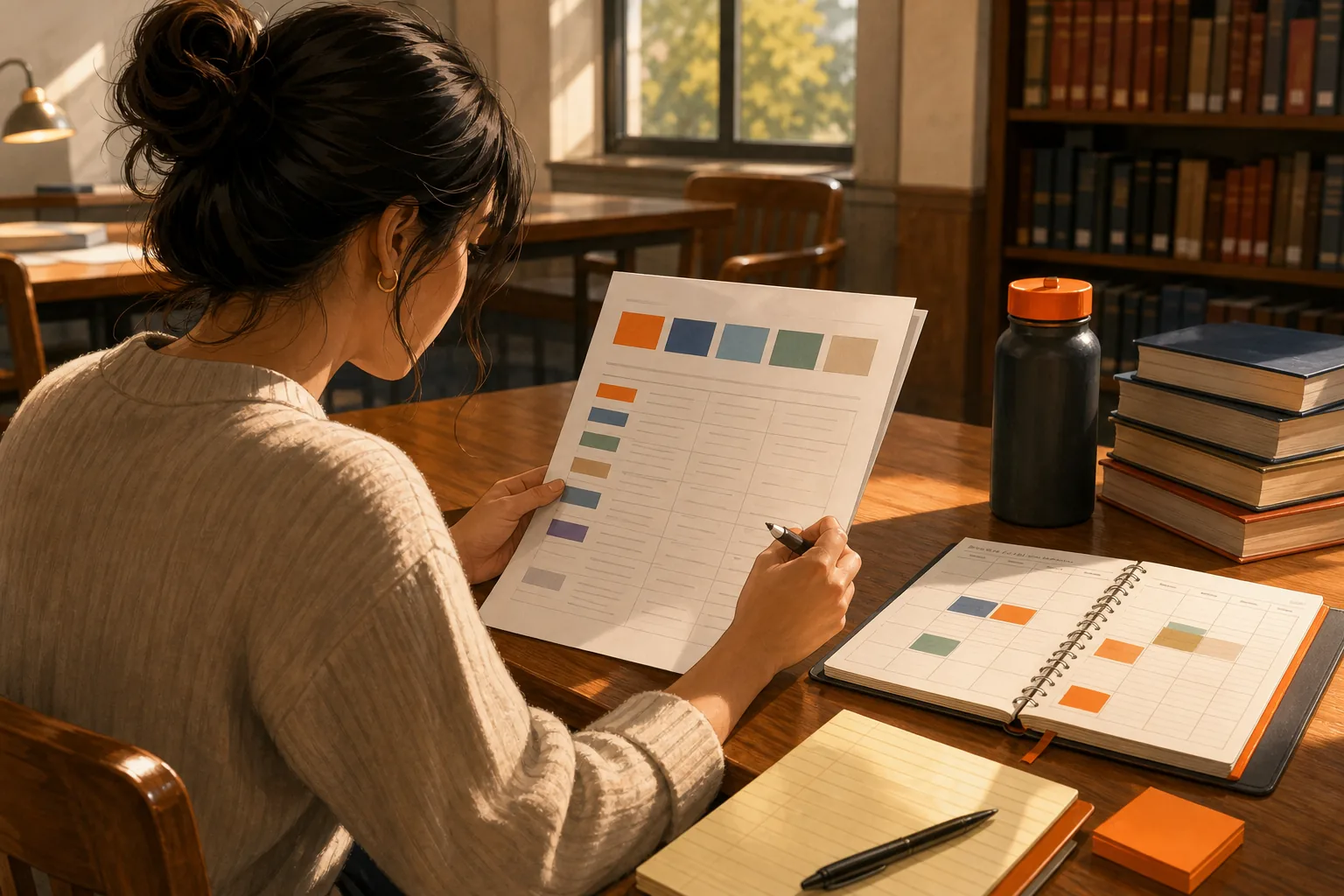 Bar exam diagnostic practice and study priorities at a US law school.